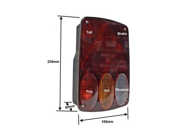 Achterlicht Earpoint IV Links | Afbeelding 1 | AHW Parts