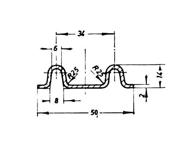 Klepscharnier 61 cm | Afbeelding 2 | AHW Parts