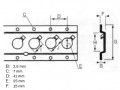 Bindrail per meter | Afbeelding 2 | AHW Parts