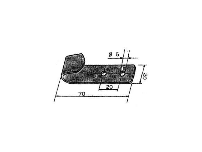 Opschroefhaak | Afbeelding 2 | AHW Parts